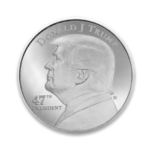 Silver Trump 47th President Round