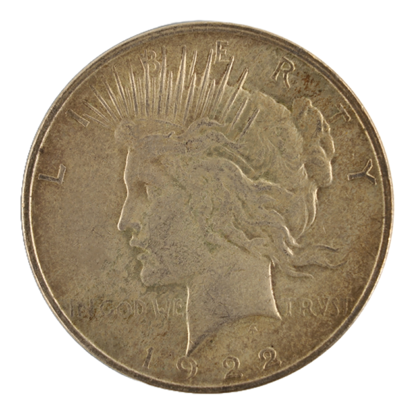 Peace Silver Dollar – F+